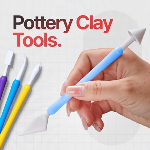 19 Pcs Clay Sculpting Tools, Polymer Clay Tools & Air Dry Clay Accessories - Image 3