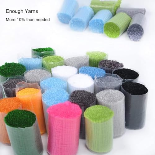 YOOTOM Calf Latch Hook Pillow Kits,Crochet Cushion Making Kits - Image 5