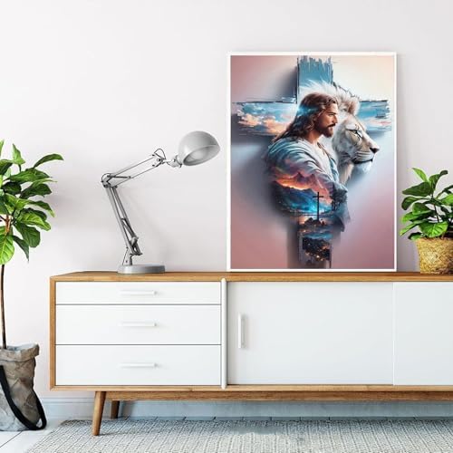 HITO Jesus Paint by Numbers Kit for Adults 16x20 Inch Frameless - Image 4