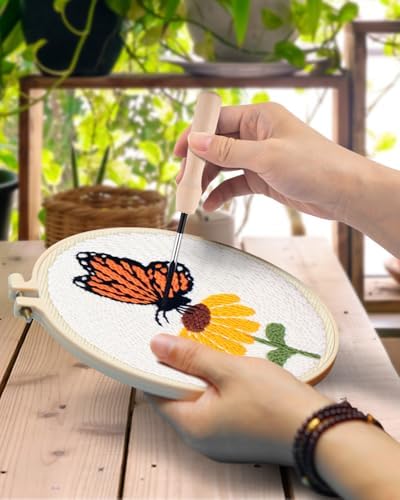 TINDTOP Punch Needle Kits, DIY Punch Embroidery Kits for Adults - Image 4