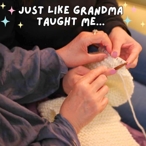 MaconGoods Grandma's Knitting Kit - Longer Scarf Kit - Complete Knitting Kit for Beginners - Includes Beginner Yarn, Bamboo Needles, Video Tutorial & Guide - Easy to Learn Knit Kit - Image 5
