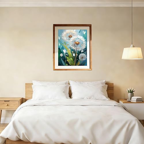 AuraDraw Dandelion Paint by Numbers for Adults Beginner, Dandelion Adult Paint by Number Kits on Canvas, DIY Acrylic Oil Easy Painting by Numbers for Home Wall Decor 16X20 inch (Without Frame) - Image 6