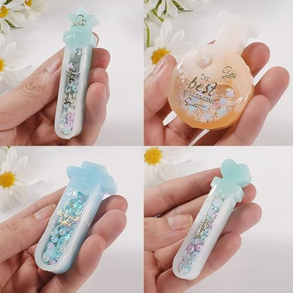 Resin Shaker Molds Set Magic Potions Keychain Charm Pack of 7 Silicone Trays Seal Films Precision Tip Applicator Bottle Kits Bundle - Image 3