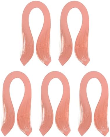 PATIKIL 600pcs Quilling Strips Paper 1/8"(3mm) 39cm Origami Paper Quilling Strip for Art DIY Hand Craft Christmas, Coral Pink by PATIKIL