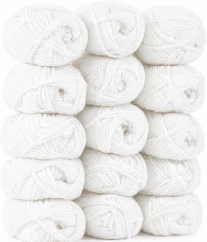 MAQIHAN Acrylic Yarn for Crocheting - Soft Knitting Yarn for Crafts, 15x20g by MaqiIhanCustomOfficial