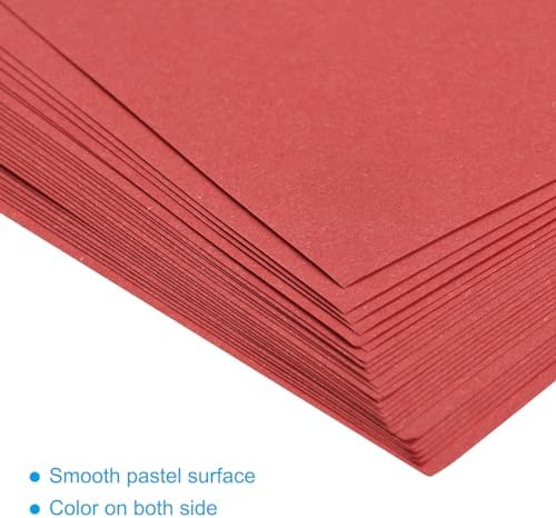 MECCANIXITY 100 Sheet Origami Paper Double Sided Bright Red 5x5 Inch Square Sheet for Art Craft Project, Beginners, Gifts Decor - Image 4