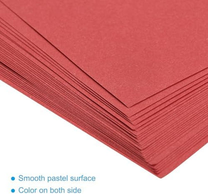 MECCANIXITY 100 Sheet Origami Paper Double Sided Bright Red 5.5x5.5 Inch Square Sheet for Art Craft Project, Beginners, Gifts Decor - Image 4