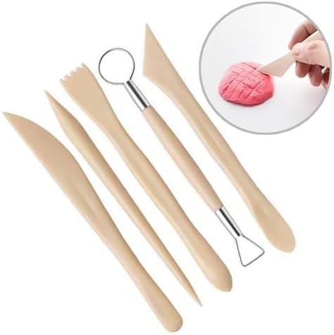 30Pcs Clay & Pottery Tools Kit, Polymer Clay Sculpting Tools for Air Dry Clay, Multi-Function Clay Modeling, Carving, Shaping & Smoothing Tool for Pottery, Polymer Clay, Air Dry Clay & DIY Crafts - Image 2