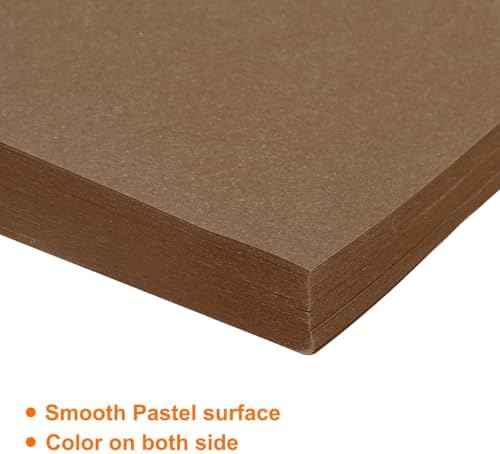 MECCANIXITY 75 Sheet Origami Paper Double Sided 8x8" Coffee Color - Image 4