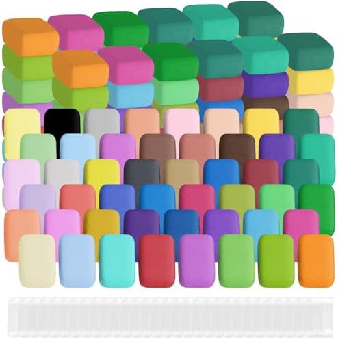 384 Pack Air Dry Clay in 48 Colors, Molding Clay Kit for Kids with Sculpting Tools and Extra 200 Ziplock Bags, Arts and Crafts DlY Kit for Boys and Girls by TANEMUDO