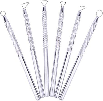 Zuoyou 6 Pcs Clay Pottery Sculpting ToolsSet Caving Craft Modelling Tools - Image 7