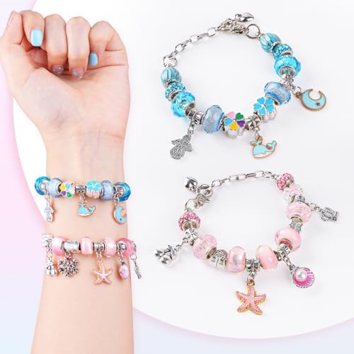 Sofier Jewelry Bracelet Making Kit for DIY Beads Charms Set Teen Gifts - Image 2