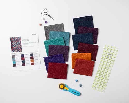 Connecting Threads Triangle Lap Throw Quilt Sewing Kit for Beginners - Image 2
