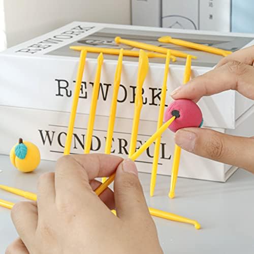 Clay Tools, 14-Piece DIY Plastic Polymer Carving Set Clay Kit Pottery Modeling for Carving, Styling, Embossing, Suitable Beginner - Image 5