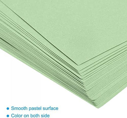 MECCANIXITY 100 Sheets Origami Paper Double Sided Light Green 6x6 Inch Square Sheet for Art Craft Project, Beginners, Gifts Decor - Image 4