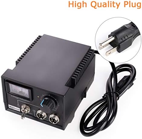 Wood Burning Machine Kit,Dual Pens 110V 60W Premium Quality Pyrography Machine,Digital Temperature Control Wood Burning Detailer with 20 Tips for Wood/Leather/Gourd (Pointer Temperature Display) - Image 4
