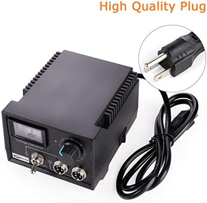 Wood Burning Machine Kit,Dual Pens 110V 60W Premium Quality Pyrography Machine,Digital Temperature Control Wood Burning Detailer with 20 Tips for Wood/Leather/Gourd (Pointer Temperature Display) - Image 4