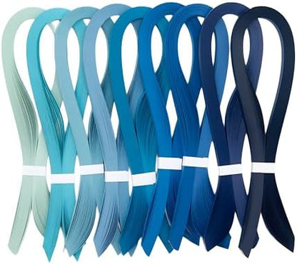 Quilling Strips 3mm Blue Paper Quilling Set Paper Strip Solid Color Star Origami Paper DIY Hand Crafts Quilling Paper Strips 1/8inch - Image 4