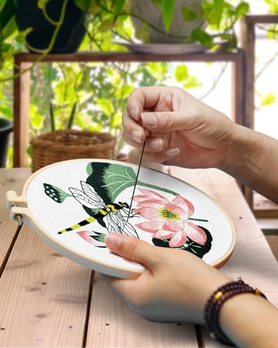 TINDTOP Embroidery Kit for Beginners Adult, Owl Embroidery Kit - Image 4