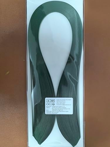 ODETOJOY Quilling Strips 3mm Paper Quilling Set 120pcs Paper Strip 54CM Solid Color Star Origami Paper DIY Hand Crafts Quilling Paper Strips 1/8inch (Forest Green) - Image 6
