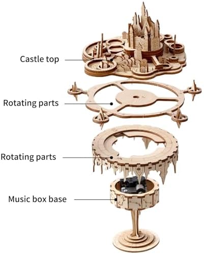 Music Park 3D Wooden Puzzles for Adults, Sky Castle - Image 6