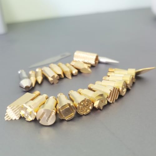 23Pcs Wood Burning Tips, Wood Burning Kit Carving Iron Paste Tool for Adult Embossing Birthday Wedding Anniversary Halloween Christmas Beginner DIY Gift - Image 5