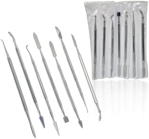 CYNAMED Stainless Steel Spatula Wax & Clay Sculpting Tool Carver Set (7PK) - Image 2