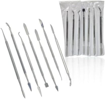 CYNAMED Stainless Steel Spatula Wax & Clay Sculpting Tool Carver Set (7PK) - Image 2