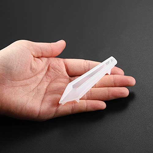 Pendulum UV Silicone Resin Molds DIY Craft Silicone Transparent Mold for Pendant Necklace Mold Jewelry Making Findings (17x58mm) - Image 3