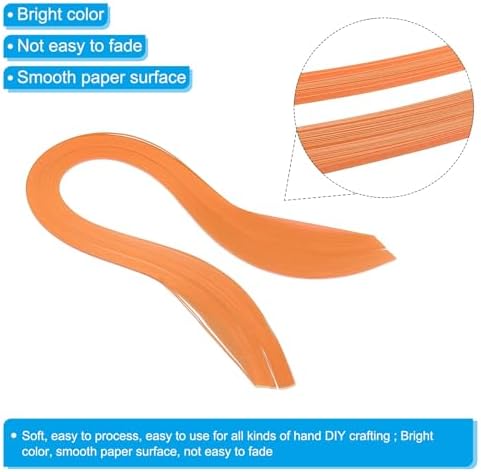 PATIKIL Quilling Strips Paper 600pcs 1.5mm 39cm Origami Paper Quilling Kits for Art DIY Hand Craft Christmas, Dark Yellow - Image 3