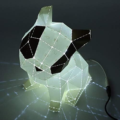 Rjrjc USB Powered Papercraft Kit, DIY Handmade Art Craft Set for Home Decor, Ideal for Teens and Adults - Image 2