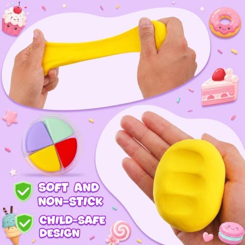 Air Dry Clay Kit -12 Desserts Modeling Clay for Kids Arts and Crafts - Image 6