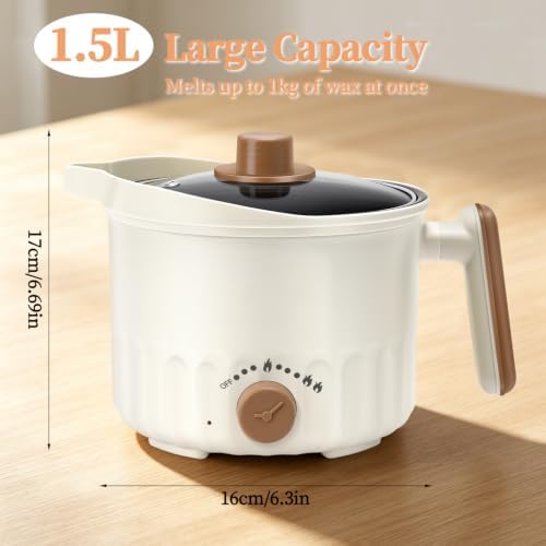 Candle Wax Melter, 1.5L Wax Melting Pot ,DIY Candle Making Kit for Adults - Image 6