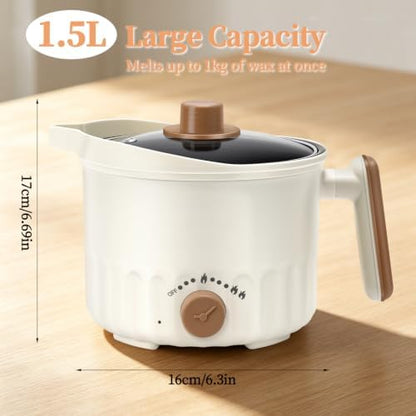 Candle Wax Melter, 1.5L Wax Melting Pot ,DIY Candle Making Kit for Adults - Image 6