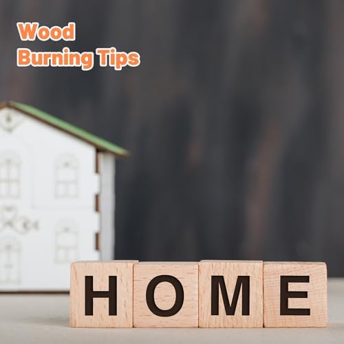 108 Pieces Wood Burning Tip Set, Brass Pyrography Tips Including Letters Numbers Symbols for Wood Burner DIY Carving Crafts - Image 7