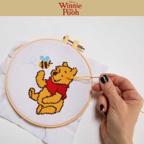 Innovative Designs Disney Winnie The Pooh Cross Stitch Kit for Adults and Kids, Easy Cross Stitch Kit, Instruction Manual - Image 6