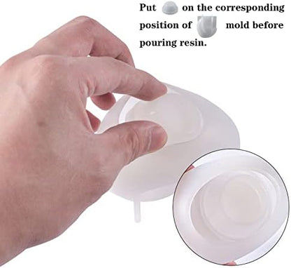Moon Candle Holder Resin Mould, DIY Silicone Mould for Home Decorations - Image 3