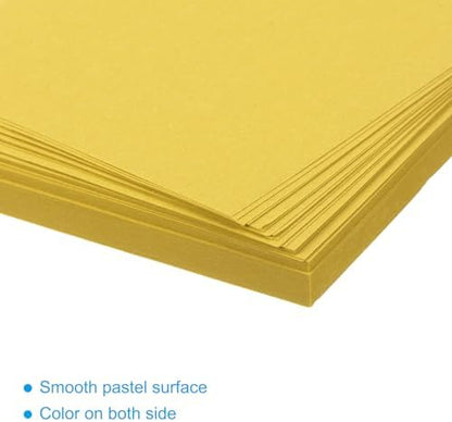 MECCANIXITY 100 Sheet Origami Paper Double Sided Lemon Yellow 2.5x2.5 Inch Square Sheet for Art Craft Project, Beginners, Gift Decoration - Image 4