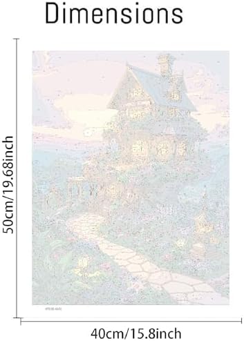 VIGEGU House Paint by Numbers Kit for Adults Beginner,Easy Adult Paint by Number Kits on Canvas DIY Painting for Beginners Art by Numbers for Home Wall Decor 16x20 Inch - Image 4