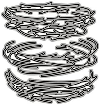 Bird's Nest Frame Metal Cutting Die Cuts, DIY Crafts Bird's Nest Frame Scrapbook Paper Cards Cutting Dies Cut Stencils for DIY Embossing Card Making Book Tags Decorative Paper Dies Scrapbooking - Image 6