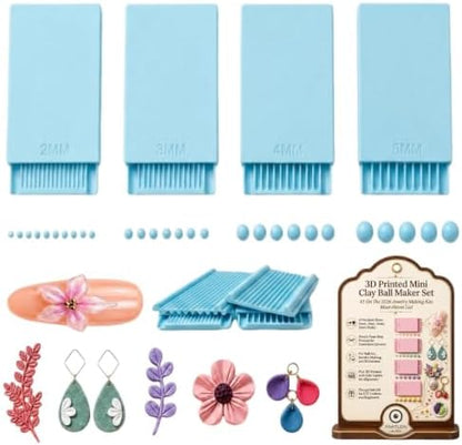 3D Printed Mini Clay Ball Maker Set 2/3/4/5mm Gel Bead Roller Nail Art Tool by Unknown