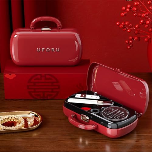FKOG Sewing Project Kit, 151 Pcs Family Sewing Supplies Repair Kit Traveler Sewing Kit Sewing Thread Accessories DIY Sewing Supplies Organizer (Dark Red) - Image 4