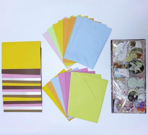 Huralona Greeting Card Making Supplies Envelope Kit Gift Anniversary Craft - Image 4