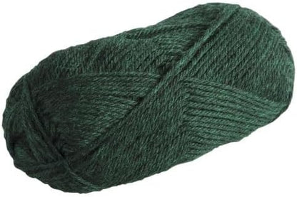 Knit Picks Wool of The Andes Yarn Pack - 10 Skeins of Green 100% Wool Worsted Weight Yarn (Aurora)