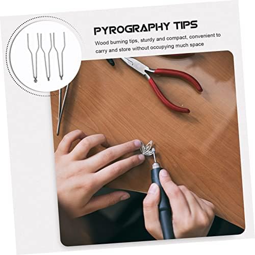 9pcs Pyrography Tips Heating Wire Nibs for Wood Burning Pen Accessories for Professional Beginner Artists Compact Design for Easy Storage - Image 3