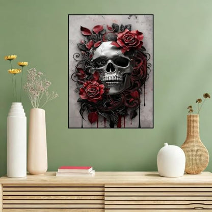 3 Pack Gothic Paint by Numbers Kit for Adults Framed Canvas, Frameworkless - Image 5