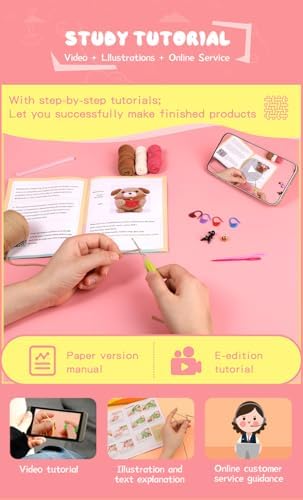 SwiftGo Crochet Kit for Beginners, Dog Crochet Animal Kits with Step-by-Step Video Tutorials, Beginner Amigurumi Crochet Starter Kit for Adults Kids, Holiday Birthday Gift - Image 3