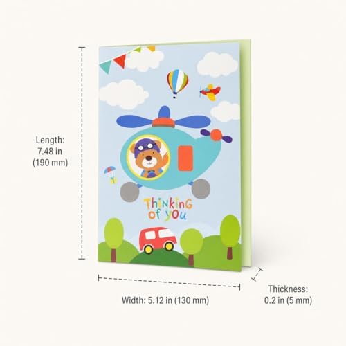 Yunmeryker DIY Greeting Card Kits, Handmade Greeting Card Kits Occasions, Paper Card Making Kits with Envelopes, Design 2 Multicolored - Image 5