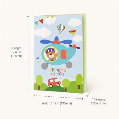 Yunmeryker DIY Greeting Card Kits, Handmade Greeting Card Kits Occasions, Paper Card Making Kits with Envelopes, Design 2 Multicolored - Image 5
