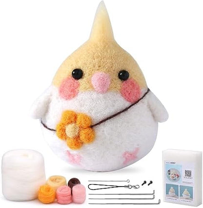 SOCNITC Animal Needle Felting Starter Kit with Needle Felting Tools by SOCNITC